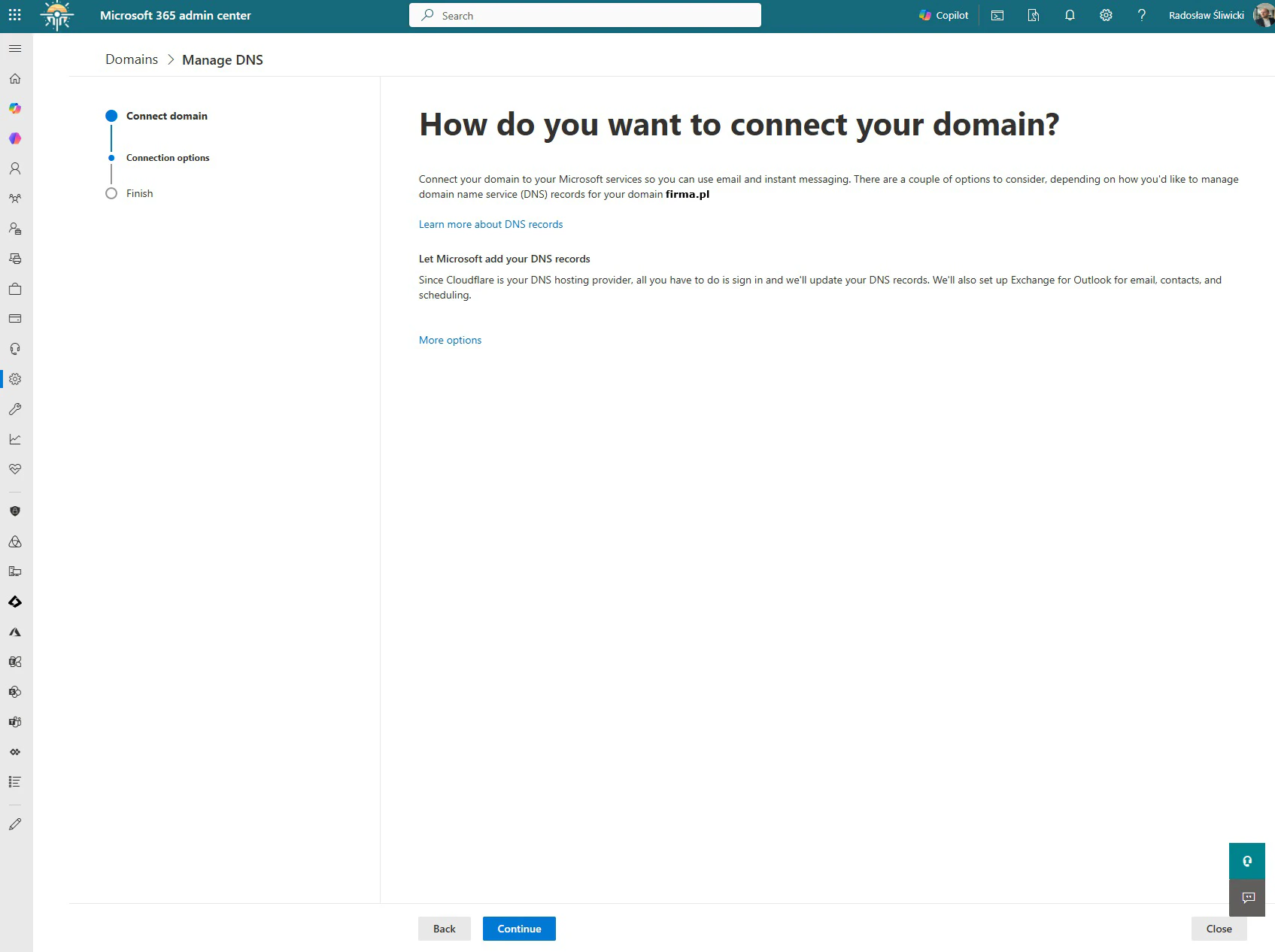 Dodawanie domeny krok 3.0